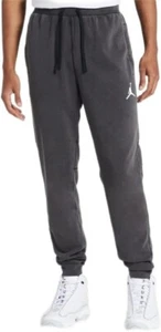 3XL Men's Jordan Black/Grey Air Fleece Sweatpants Joggers (DA9858 010) XXXL - Picture 1 of 2