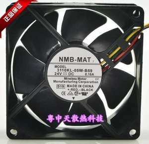Per ventola NMB-MAT 3110KL-05W-B59 8025 80mm 8cm DC 24V ventola inverter server 3 linee - Foto 1 di 2