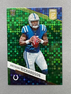 2023 Panini Donruss Elite Anthony Richardson Green Disco #102 Rookie RC Colts