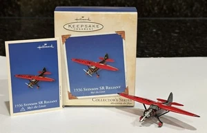 Hallmark 1936 Stinson SR Reliant Sky the Limit Aircraft 2003 Ornament 7th Series - Bild 1 von 16