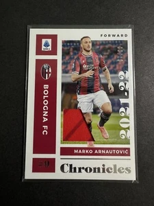 Parche de recuerdos 2021-22 Panini Chronicles serie A/99 Marko Arnautovic #7 - Imagen 1 de 2