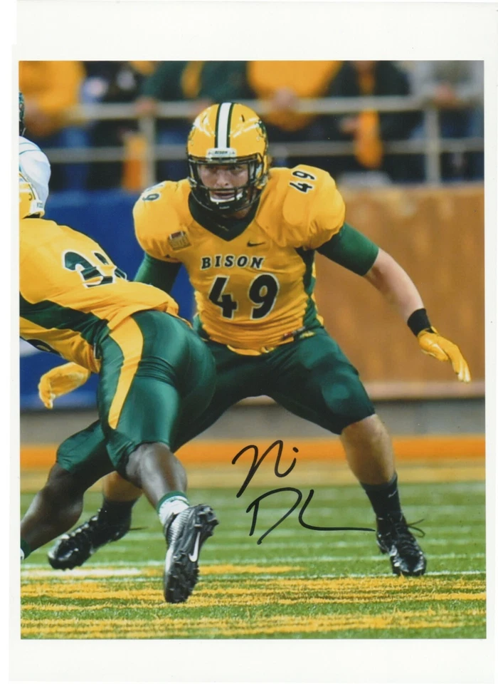 NICK DeLUCA Signed/Autographed NORTH DAKOTA STATE BISON NDSU 8x10 Photo w/COA - Image 1 of 1