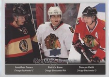 2010-11 Upper Deck Checklist Jonathan Toews Patrick Kane Duncan Keith #199