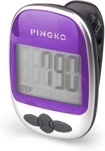 PINGKO Walking Pedometer Accurately Track Steps 1.97x1.18x2.4", Purple - Picture 1 of 7