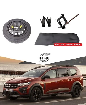 Roue de Secours Galette 16" pour DACIA JOGGER avec Cric et Sac-à-cric 135/90R16 - Photo 1/4