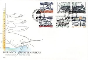 SWEDEN FDC FISH 1991 ISSUE - Picture 1 of 1