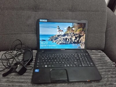 H415 Toshiba Satellite C850-10C Laptop Celeron B815 1.60GHz 4GB Ram 640GB HDMI - Image 1 of 4