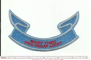 SCOUT BSA 1993 AGAMING OA LODGE 257 SCROLL SEGMENT J2 GIACCA PATCH FUSA MN WWW - Foto 1 di 2