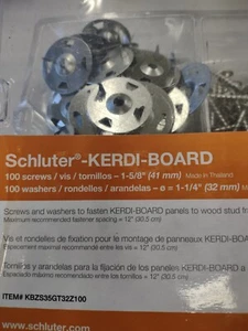 Schluter-Kerdi Board Schrauben und Unterlegscheiben 90 Schrauben 90 Unterlegscheiben nagelneu - Bild 1 von 6