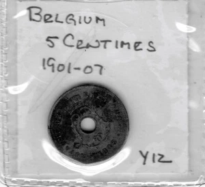 Belgien: 5 Centimes 1905 - Bild 1 von 2