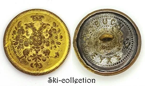 RUSSIE. Bouton d'Administration (1857-1917). TRÈS GROS MODULE- 29 mm. Buch - Foto 1 di 3