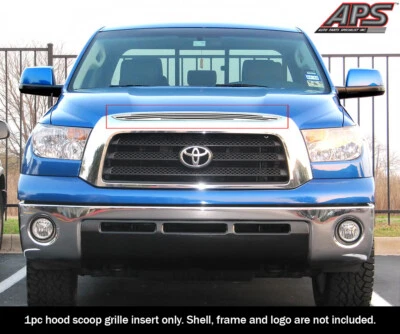 Fits 2007-2009 Toyota Tundra Stainless Steel Chrome Mesh Grille - Image 1 of 4