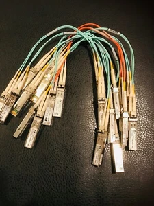 10sets of mix FTLF8519P2BCL-F1 & 57-0000075-01(2 units connect with 1ft cable) - Picture 1 of 6