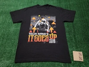 Camiseta negra Tech N9ne's It Goes Up Tour 2019 concierto de hip hop - Imagen 1 de 4