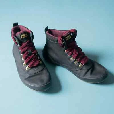 Keds Scout Negro Impermeable Grueso Con Cordones Zapatilla Botines Talla 8 Foto 1 de 4