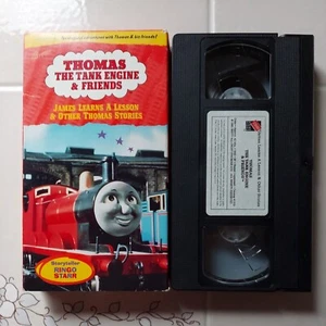 VHS Thomas the Tank Engine James Learns a Lesson Stories Tested Kids Educational - Picture 1 of 2