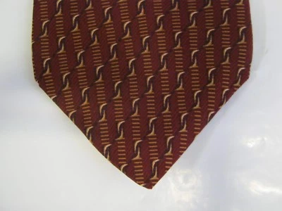 Corbata Bill Blass SEDA 57x4 Borgoña Beige 14490 Foto 1 de 4