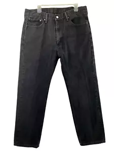 Levis 505 Herrenjeans 35 x 30 schwarz Denim gerade Freizeit Cowboy #2 - Bild 1 von 12