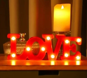 Cute Night Light, Love Shape, Soft Light With Battery Night Lamp, Romantic Light - Picture 1 of 5