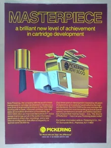 Cartucho Pickering XSV/5000 1981 anuncio impreso vintage - Imagen 1 de 1