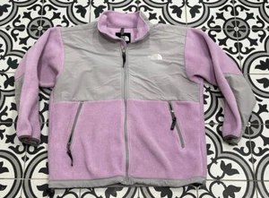 The North Face Violet Youth Kids XL Denali Zip Up Fleece Coat Sports Jacket - Picture 1 of 15