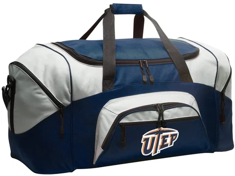 UTEP Duffel Bag Large UTEP Miners Suitcase or Gym Bag for Men Ladies Him or Her! Cover
