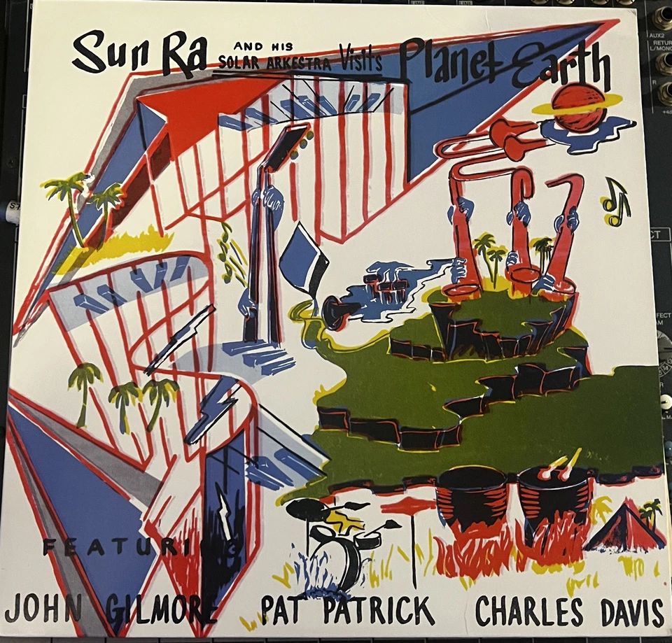 SUN RA VISITS PLANET EARTH LP REISSUE 180 GRAM VINYL EXPERIMENTAL JAZZ - Image 1 of 1