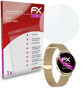 atFoliX Verre film protecteur pour XLyne Siona 2 Nano 9H Hybride-Verre - Photo 1 sur 3