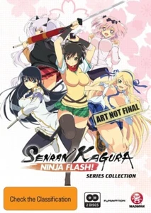 Senran Kagura Ninja Flash DVD (Series Collection) (RARE) (R4) - Picture 1 of 5
