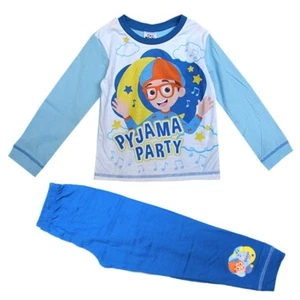 Official Licensed Boys Blippi Pyjamas Pjs Age 18 m - 5 Years Pyjama Party - Picture 1 of 5