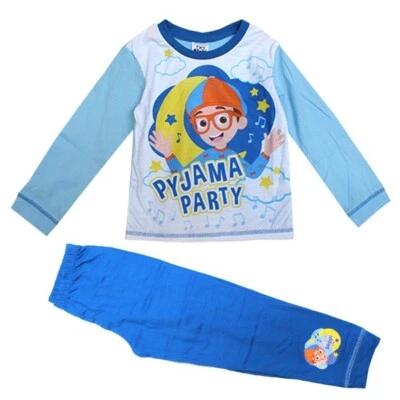 Official Licensed Boys Blippi Pyjamas Pjs Age 18 m - 5 Years Pyjama Party