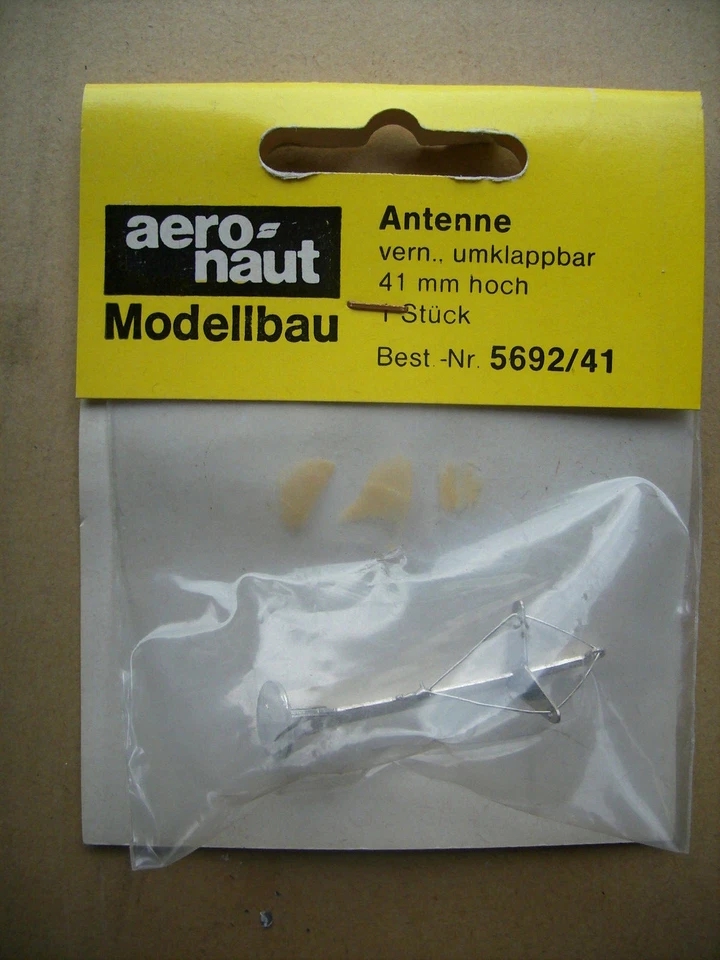 Aeronaut 569241 Antenne vernickelt, umklappbar, 41 mm hoch - Bild 1 von 1