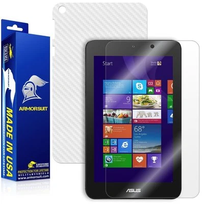 ArmorSuit MilitaryShield ASUS VivoTab 8 M81C Screen Protector + White Carbon USA - Image 1 of 4