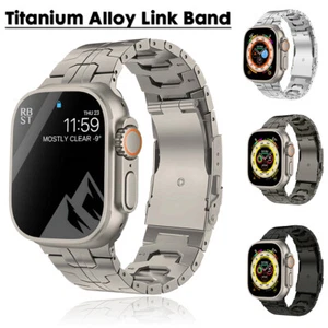 Titanium Band Strap Bracelet for Apple Watch 11 10 9 8 7 44/45/46/49mm Ultra 3 2 - Picture 1 of 14