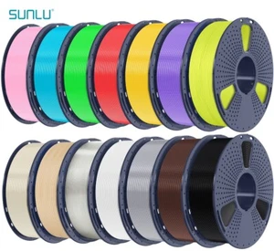 【10 Kaufen, 6 Bezahlen】SUNLU 1.75mm ASA PVB PLA PLA+ PLA+2.0 HSPLA PETG SILK 1KG - Bild 1 von 501