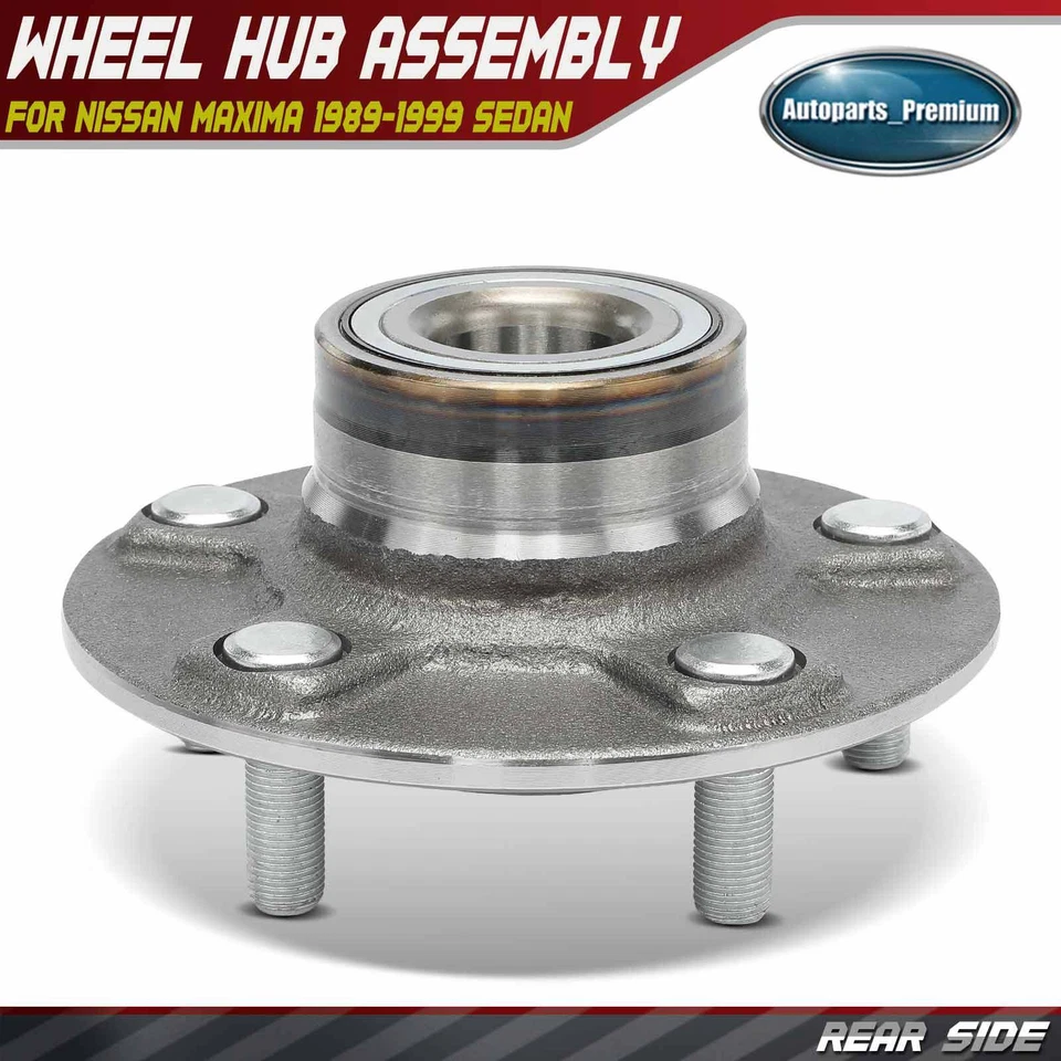 Conjunto de cojinete de cubo de rueda trasera para Nissan Máxima 1989-1999 sedán 4 puertas V6 3,0 L Foto 1 de 4
