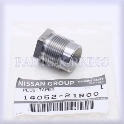 OEM GENUINE NISSAN INFINITI I30 I35 MANIFOLD EXHAUST EGR PLUG TAPER 14052-21R00 - Image 1 of 4