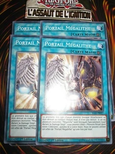 YU-GI-OH! PLAYSET (LOT DE 4) PORTAIL MEGALITHE IGAS-FR057 NEUF EDITION 1 MINT - Bild 1 von 1