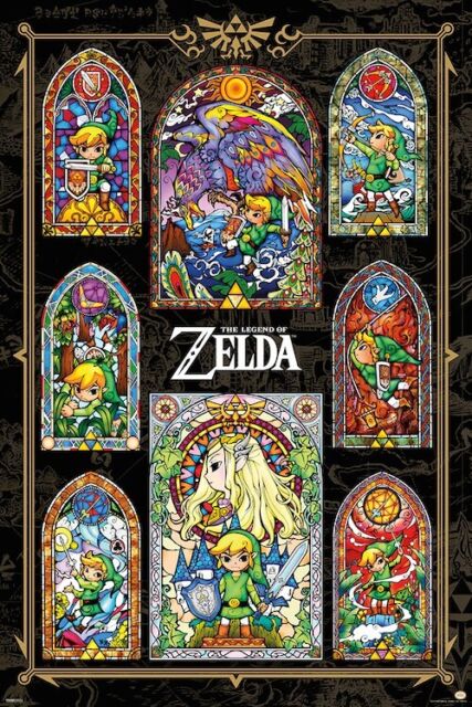 Laminated Zelda Ocarina of Time Songs Video Game Gaming Poster Dry Erase  Sign 24x36 : : Home