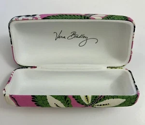 Vera Bradley Priscilla Pink Hard Sunglass Eyeglass Clamshell Case - Picture 1 of 3