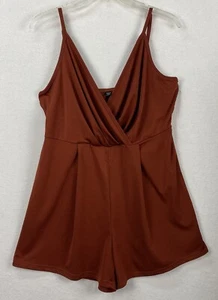 Mameluco Shein Curve Mujer Talla 1XL Marrón Siena - Imagen 1 de 6
