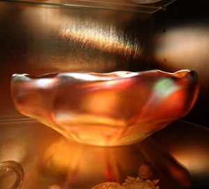 L.C TIFFANY KUNST GLASSCHALE SIGNIERT 10" - Bild 1 von 5