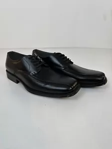 Scarpe eleganti JF Ferrar Derby uomo nere taglia Punta quadrata stringata 8,5 W nuova senza scatola - Foto 1 di 14