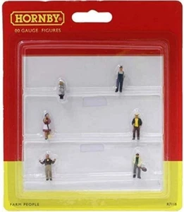 Hornby R7118 Farm People - Pack of Six OO Gauge Figures - Picture 1 of 2