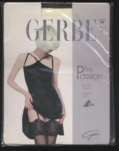 New Gerbe Passion Ivory 20 Den Size 1 for Garter Belt Stockings - Picture 1 of 3