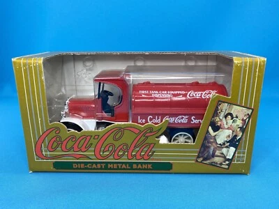 Camión rojo de entrega vintage 1993 ERTL 1920 Ford Coca Cola banco de monedas 1:34 Foto 1 de 4