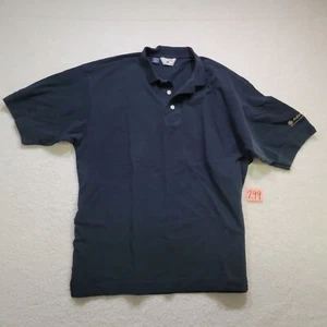 Black Cutter & Buck Polo Shirt Golf Size XL GE Advantium 100% Cotton Pre-owned - Picture 1 of 7