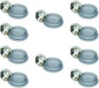 10 PIECES OF REAR HUB NUTS &amp; DUSTCAPS FIT PEUGEOT 106, 205, 206, 306, 309 374019