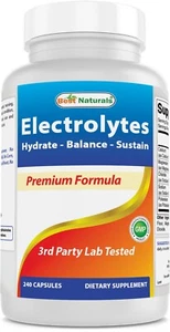 Best Naturals Electrolitos Hidratado-Equilibrio-Sustain Premium Fórmula 240 Cápsulas - Imagen 1 de 4