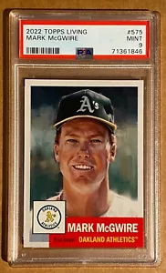 2022 TOPPS LIVING SET MARK McGWIRE # 575 PSA 9 - Picture 1 of 1